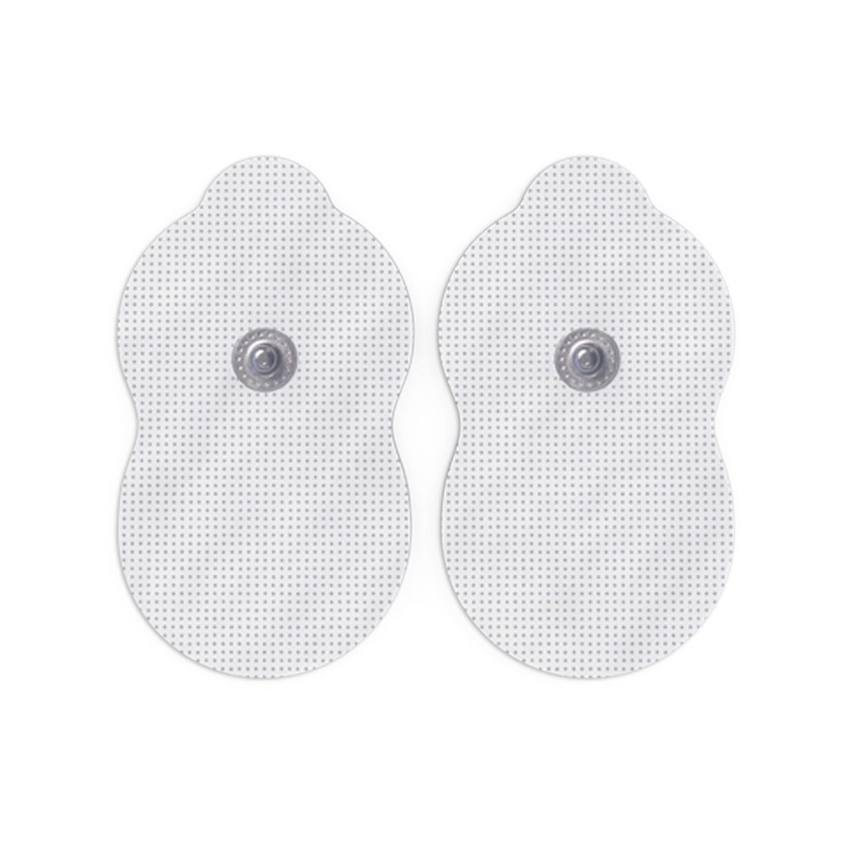 10 Pairs (20Pcs) White Pair of SnapOn Large GourdShaped Electrode