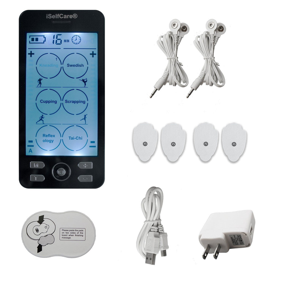 TechCare Massager SE - Portable TENS Unit 9 Modes