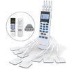 YK15AB Pain Relief TENS UNIT & Muscle Stimulator, 4 outputs, apply 8 pads at the same time - HealthmateForever.com