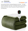 $50 Homemate Electric Heated Blanket Full Size - 72"x84" Heating Blanket Full Size 1/2/4/6/8 Hours Auto-Off 10 Heat Level Over-Heat Protection Flannel Sherpa ETL Certification, only 5 pcs available. Hurry up