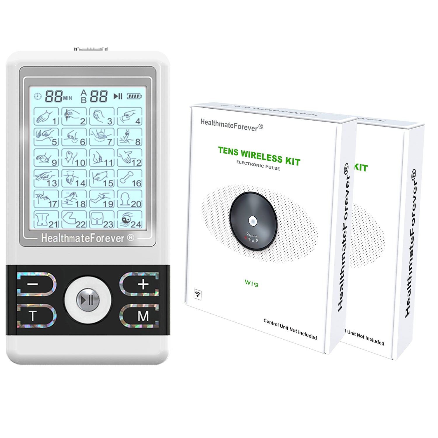 HealthmateForever TS10ABV Touch Screen TENS Unit & Muscle Stimulator  (Golden)