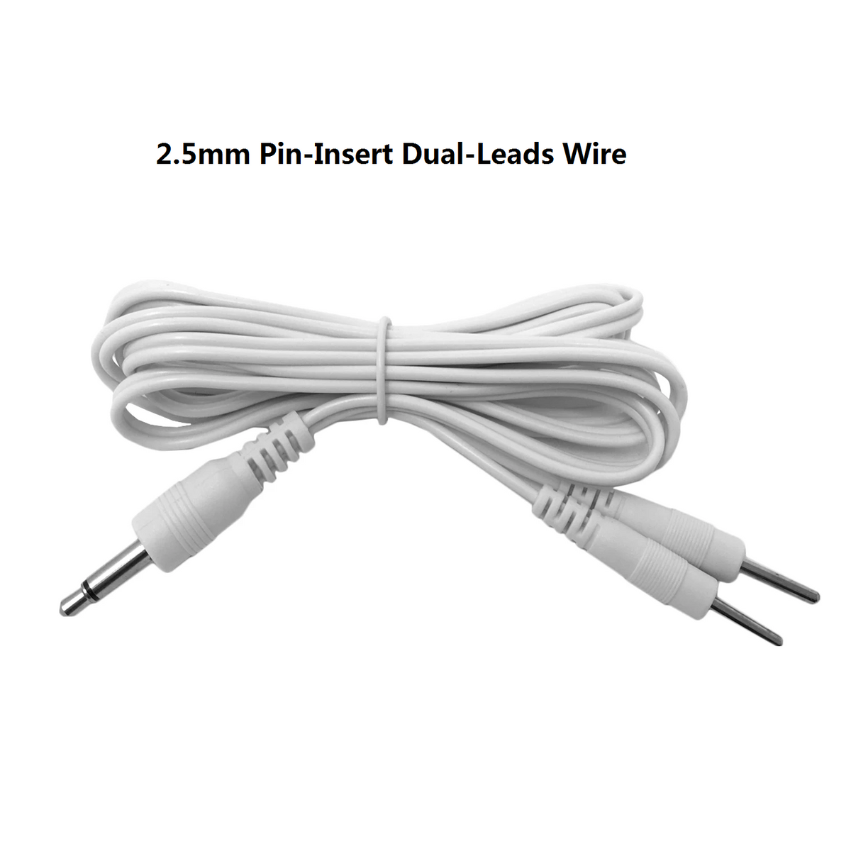 4 Sets of Pin-Insert Dual-Leads Electrode Wires | HealthmateForever.com