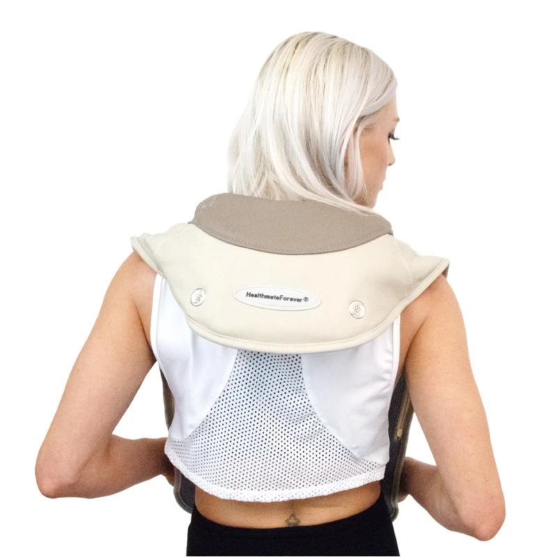 Remote controlled HealthmateForever Neck Shoulder and Back Massager with Heat P016(SHIP TO USA ONLY) - HealthmateForever.com