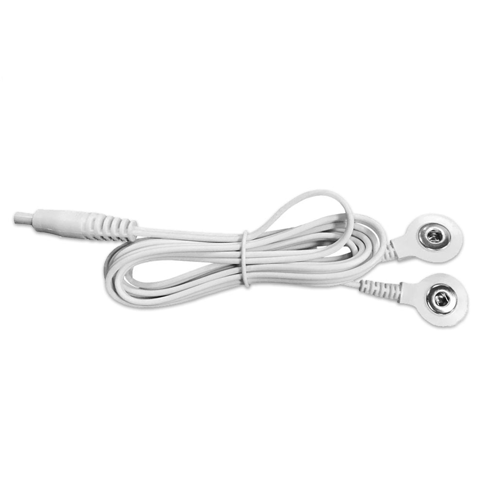 2 Sets of Snap-On Plastic Housing Dual-Leads Electrode Wires - HealthmateForever.com