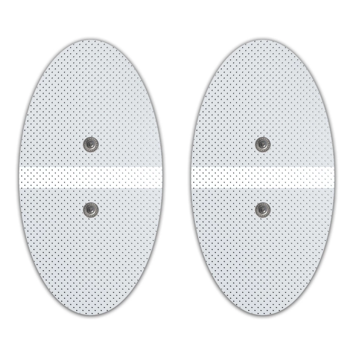 2 Pairs (4 Pcs) White Large Oval Electrode Patches Pads For Wi9 - HealthmateForever.com