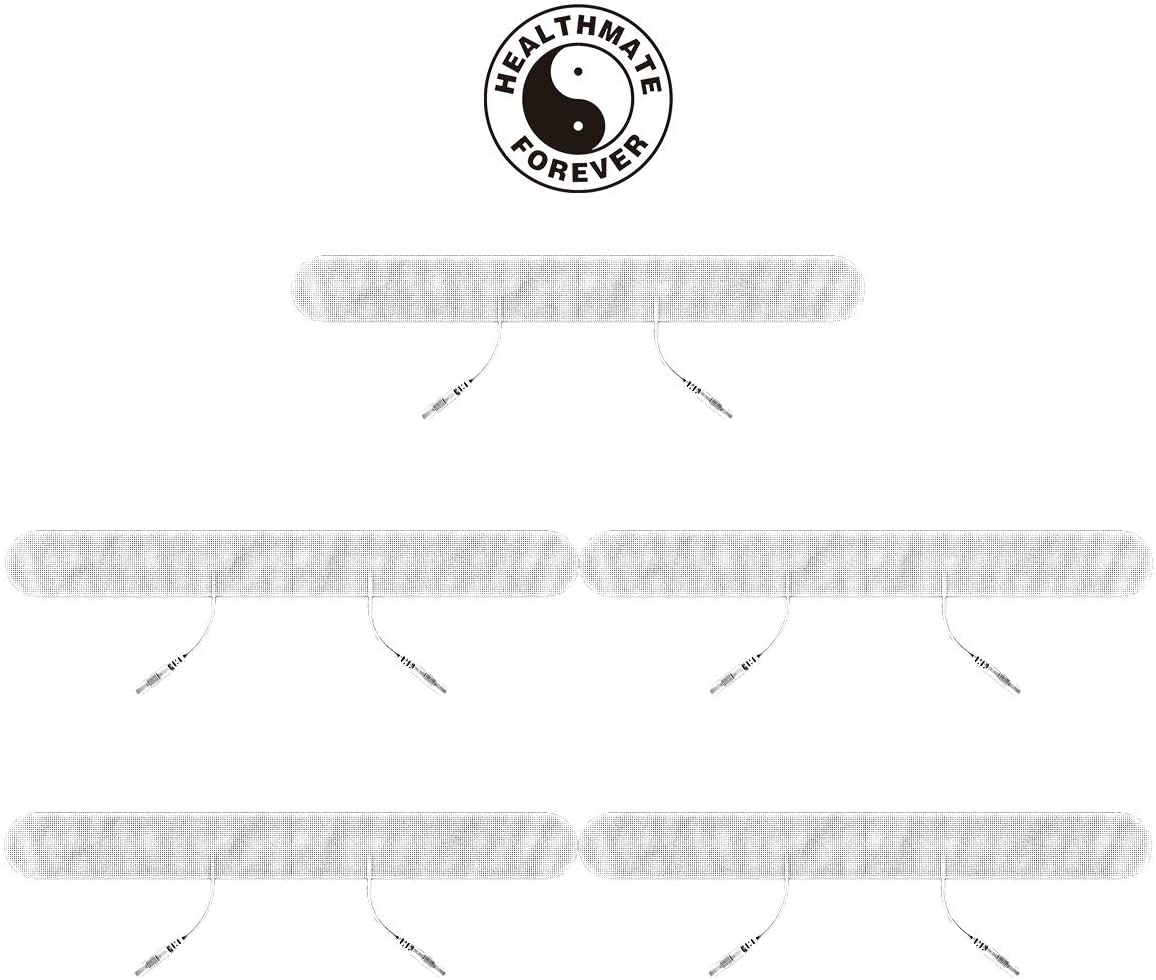 5 Pcs White Pin-Insert Long Strip Electrode Patches Pads ...