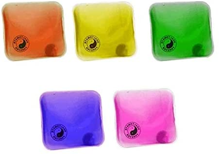 Reusable 2.5'' *3'' Dual Comfort Instant Heating Pads Instant Hot or Cold Therapy Pack (Set of 5) Square shaped in random color Relieve Back Neck Palm and Shoulder Pain - HealthmateForever.com