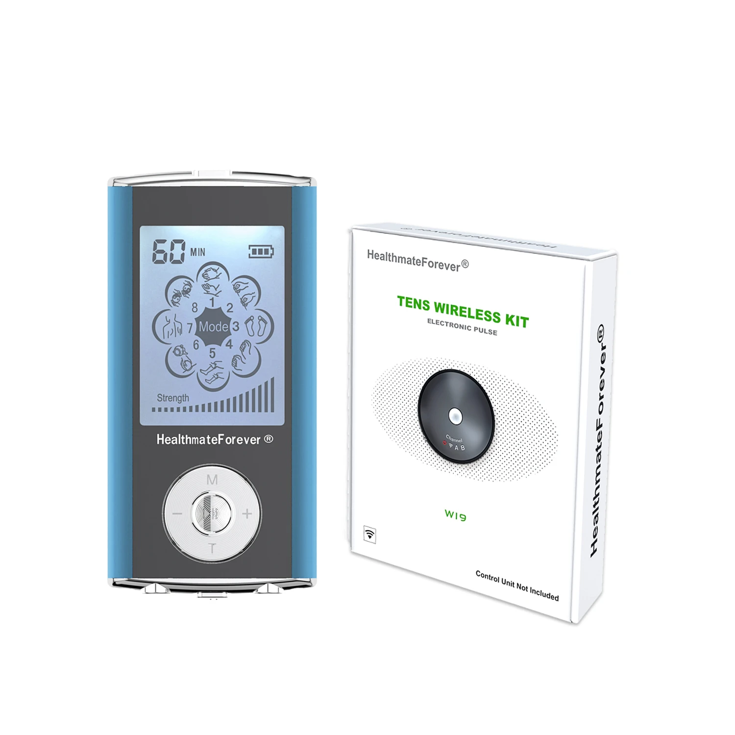 HM8ML Best Portable Smart Electro Pain Relief TENS UNIT - HealthmateForever.com