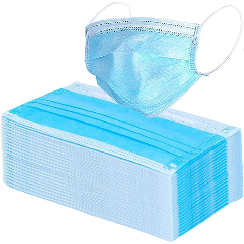 50 PCS Disposable Face Mask - 3 Ply