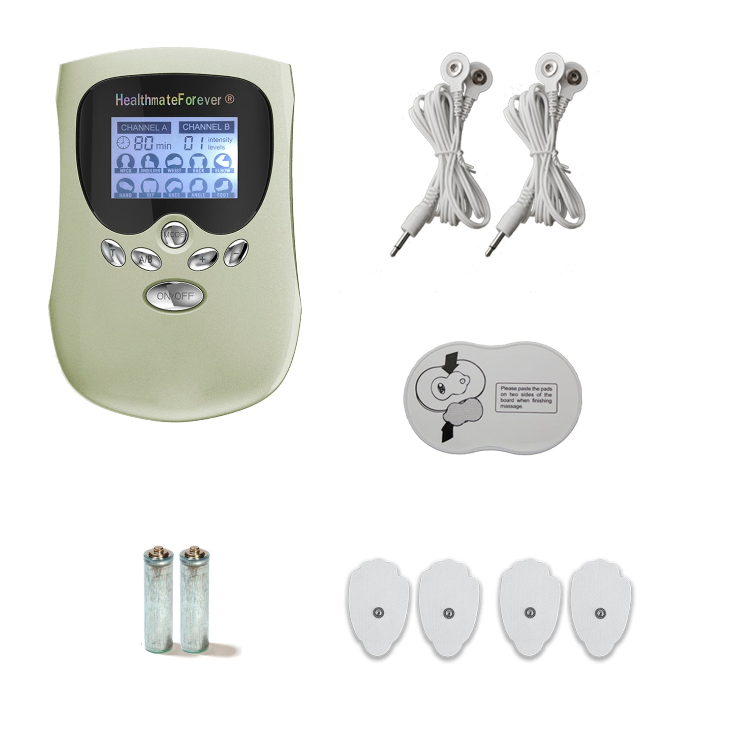 Free Massage Belt + PM10AB TENS Unit & Muscle Stimulator - HealthmateForever.com
