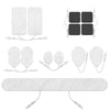 Combo D- 6 Assorted White Pin-Insert Replacement Electrode Pads Combo - HealthmateForever.com