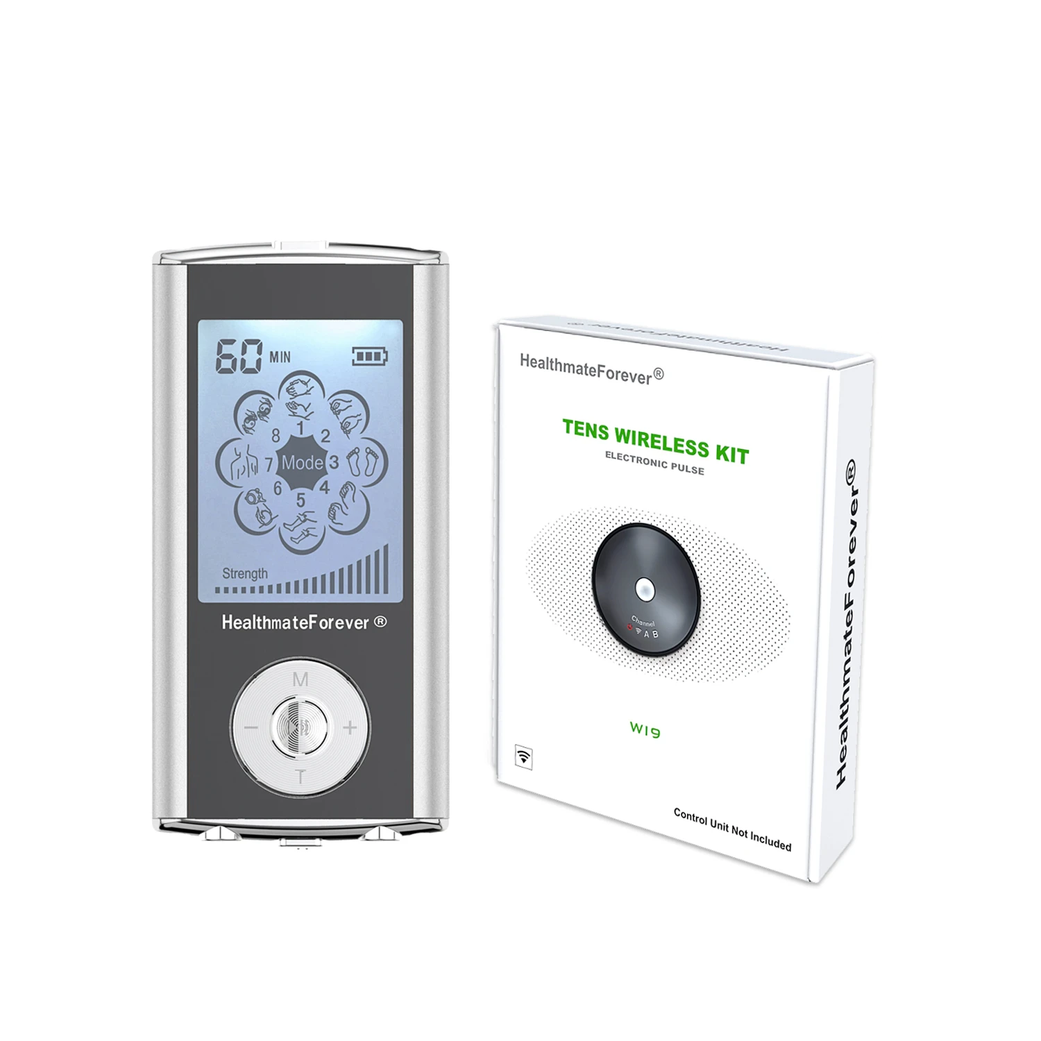 HM8ML Best Portable Smart Electro Pain Relief TENS UNIT - HealthmateForever.com