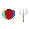 Multi-Color Pin-insert Hand-Shaped Replacement Electrode Pads Combo + Head Massager - HealthmateForever.com