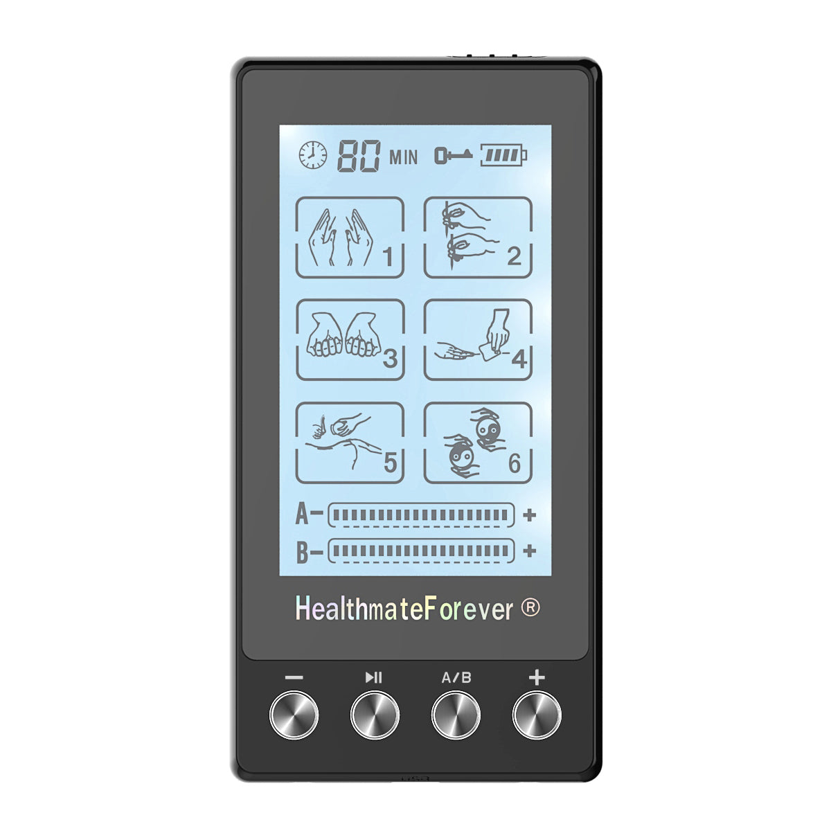 Touch Screen TS6AB TENS Unit & Muscle Stimulator - HealthmateForever.com