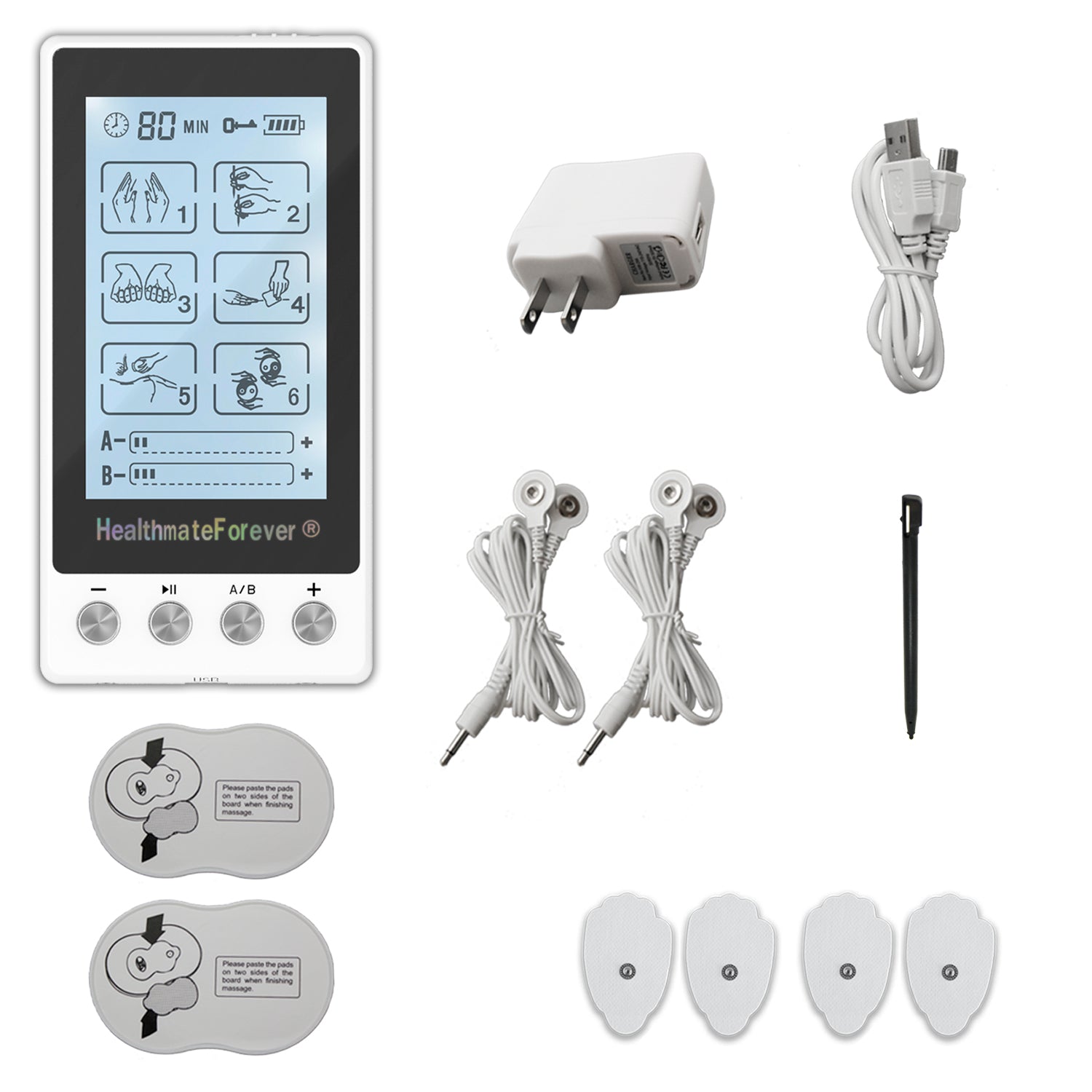 Touch Screen TS10AB TENS Unit & Muscle Stimulator