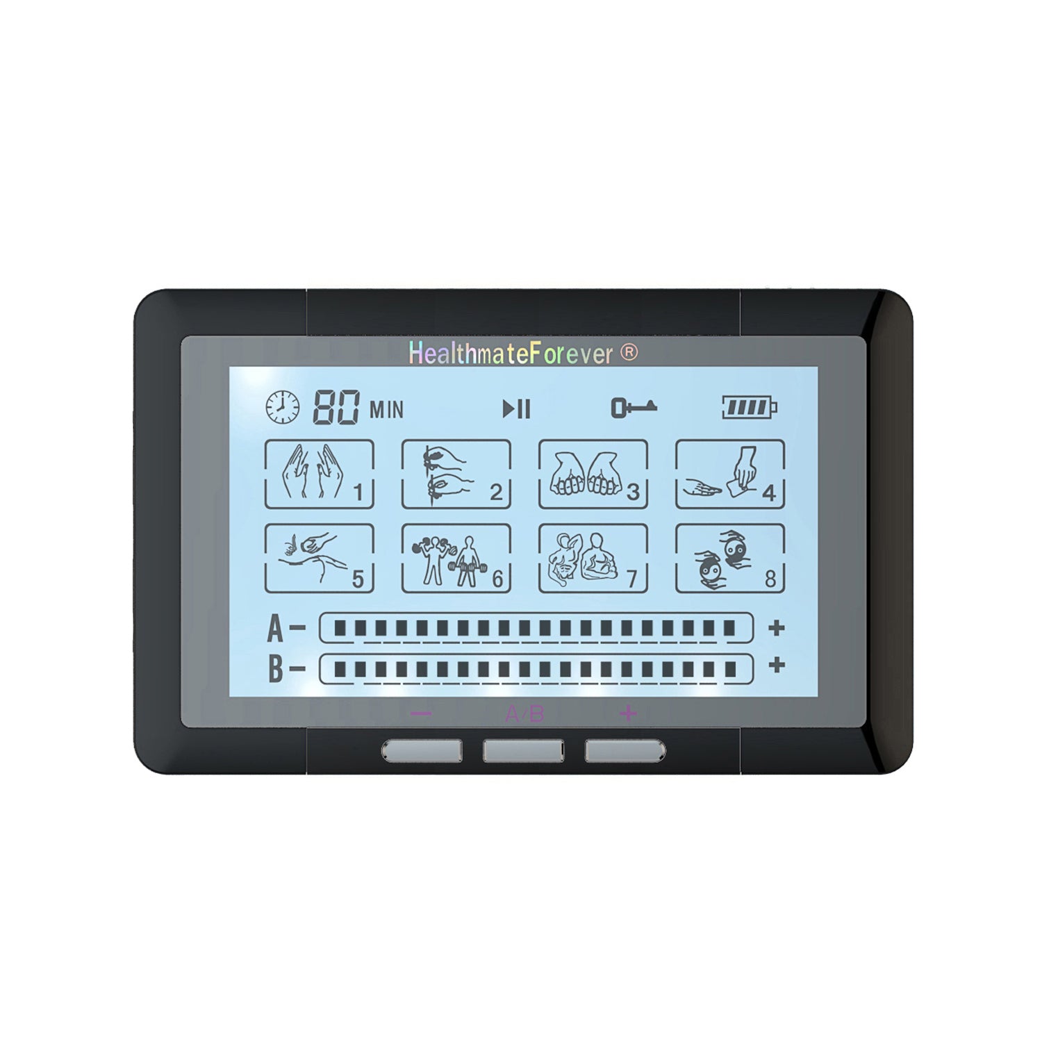 Touch Screen TS8ABH TENS Unit & Muscle Stimulator - HealthmateForever.com