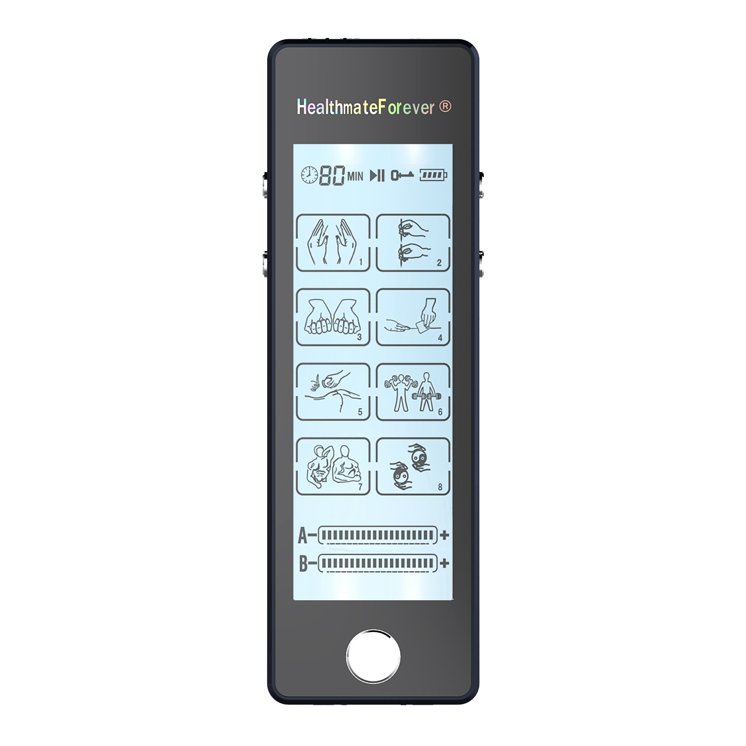 Therapy TENS Unit 4 Touch Screen Powerful Electronic Pulse Muscle Stim