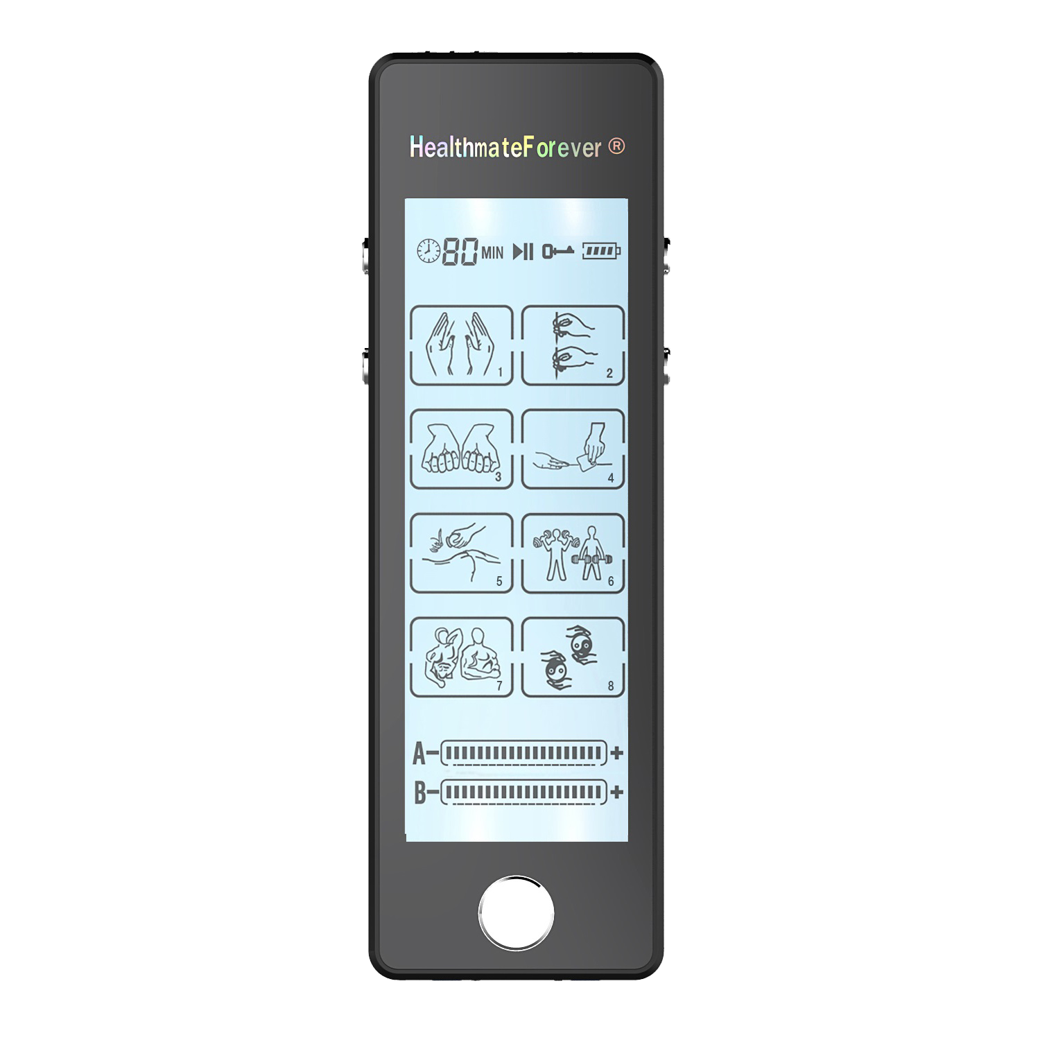 Touch Screen TS8ABV TENS Unit & Muscle Stimulator for Pain Management  Sports Injury Recovery