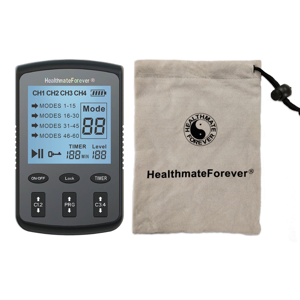 New Arrival - 2020 Version ZT60AB Powerful Electrotherapy Pain Relief TENS UNIT - 2 Year Warranty - HealthmateForever.com