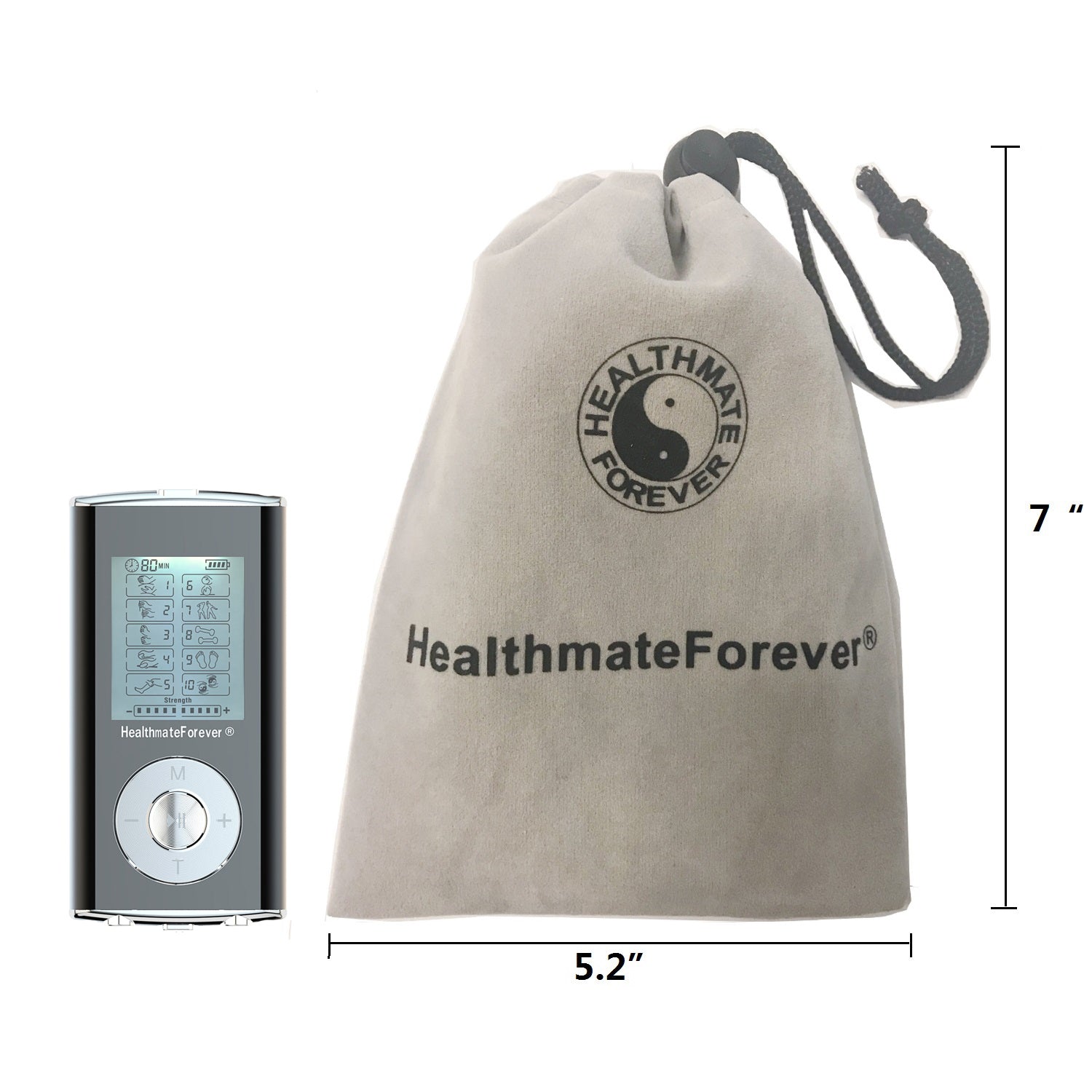 HM10GL TENS unit & Muscle Stimulator - HealthmateForever.com