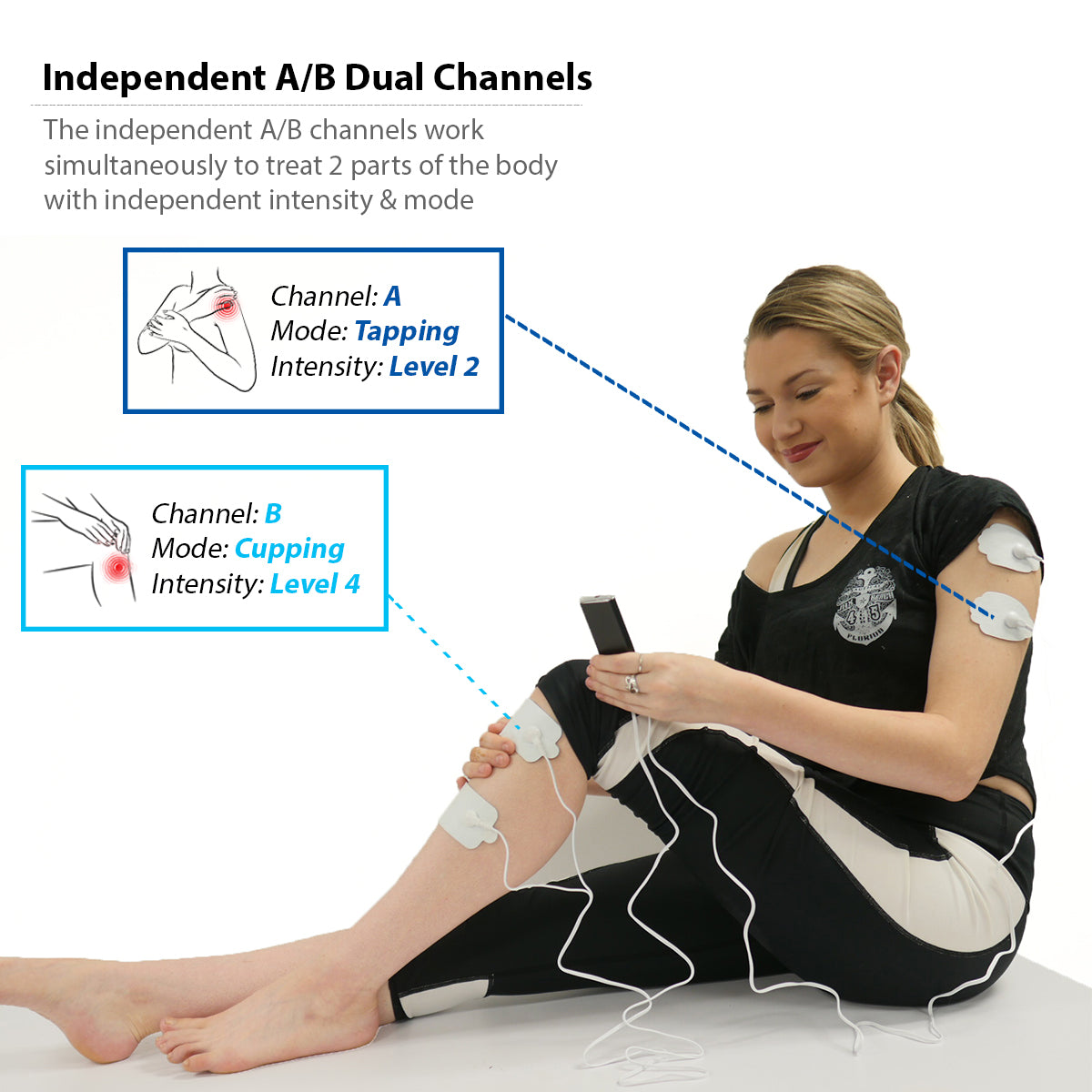 New Arrival - 2020 Version 32 Modes HM32MAB TENS Unit & Muscle Stimulator - 2 Year Warranty - HealthmateForever.com