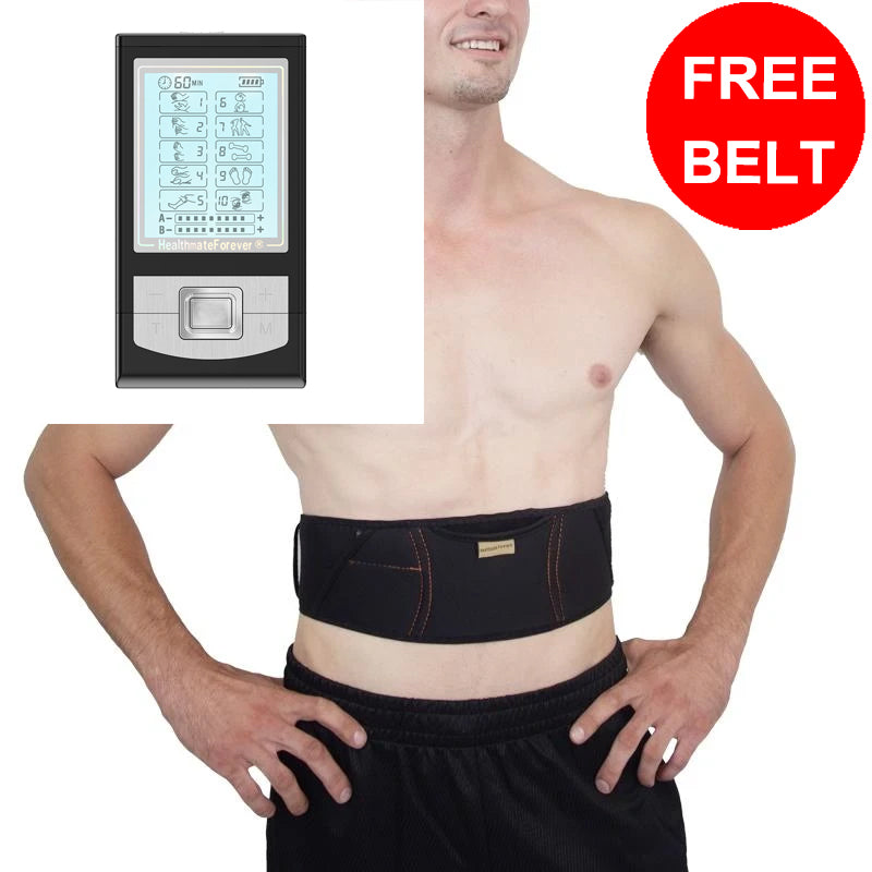 Free Message Belt + NK10AB TENS Unit & Muscle Stimulator - HealthmateForever.com