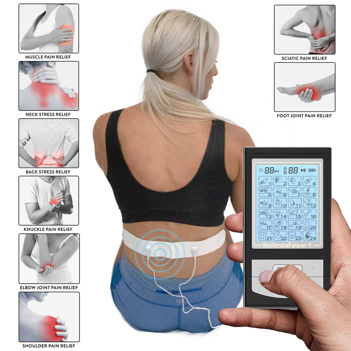Buy Wholesale China Tens Unit Neck Back Pain Ems Abs Muscle