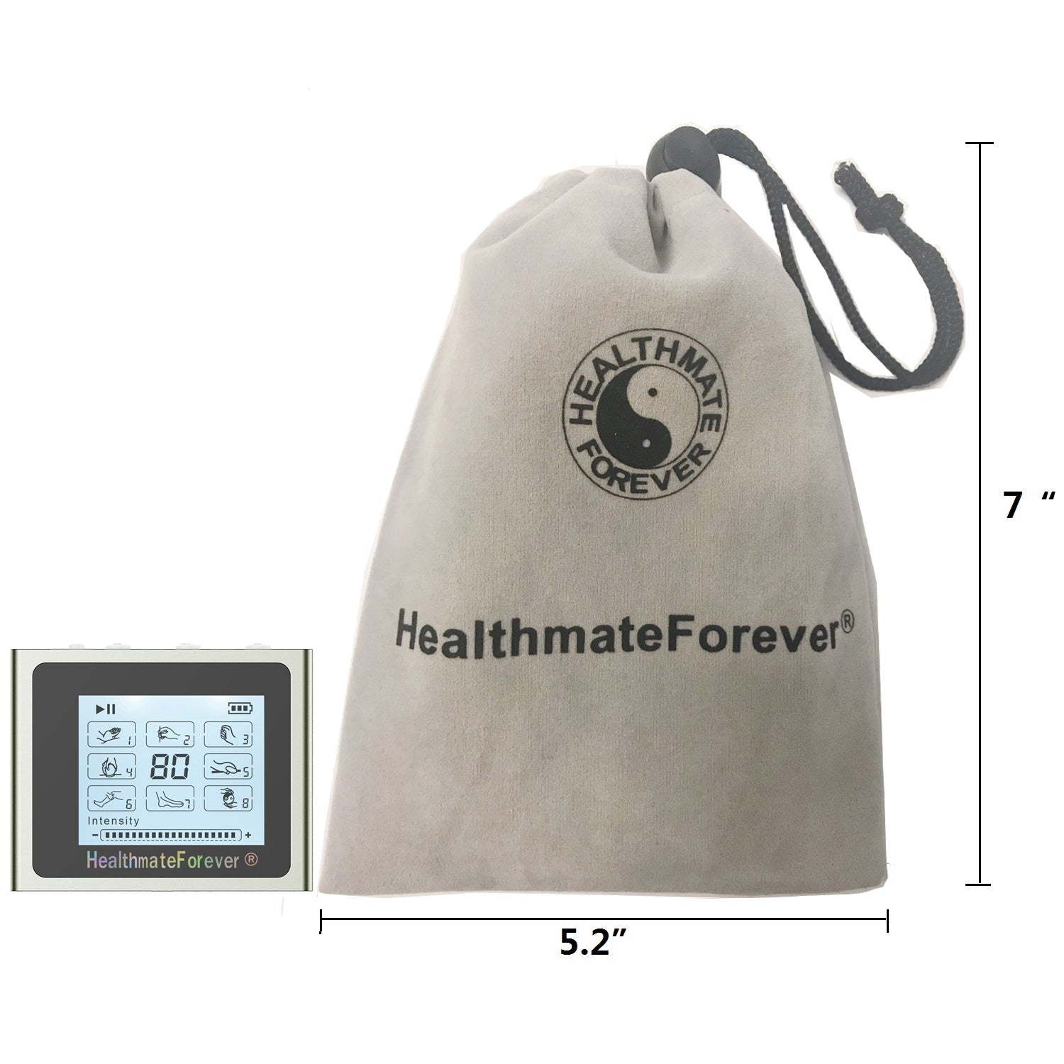 Dent & Scratch NTS8 TENS Unit & Muscle Stimulator with Free Wrist Band - HealthmateForever.com