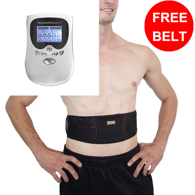 Free Massage Belt + PM10AB TENS Unit & Muscle Stimulator - HealthmateForever.com