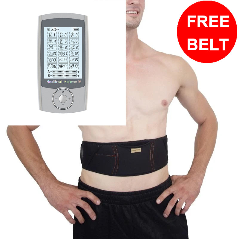 Abs Muscle Trainer Flex Belt for Women Men, Upgrade No Need Replace Pad AB  machine Abs Workout Equipment 6 Modes 15 Intensity Levels- Rechargeable Ab