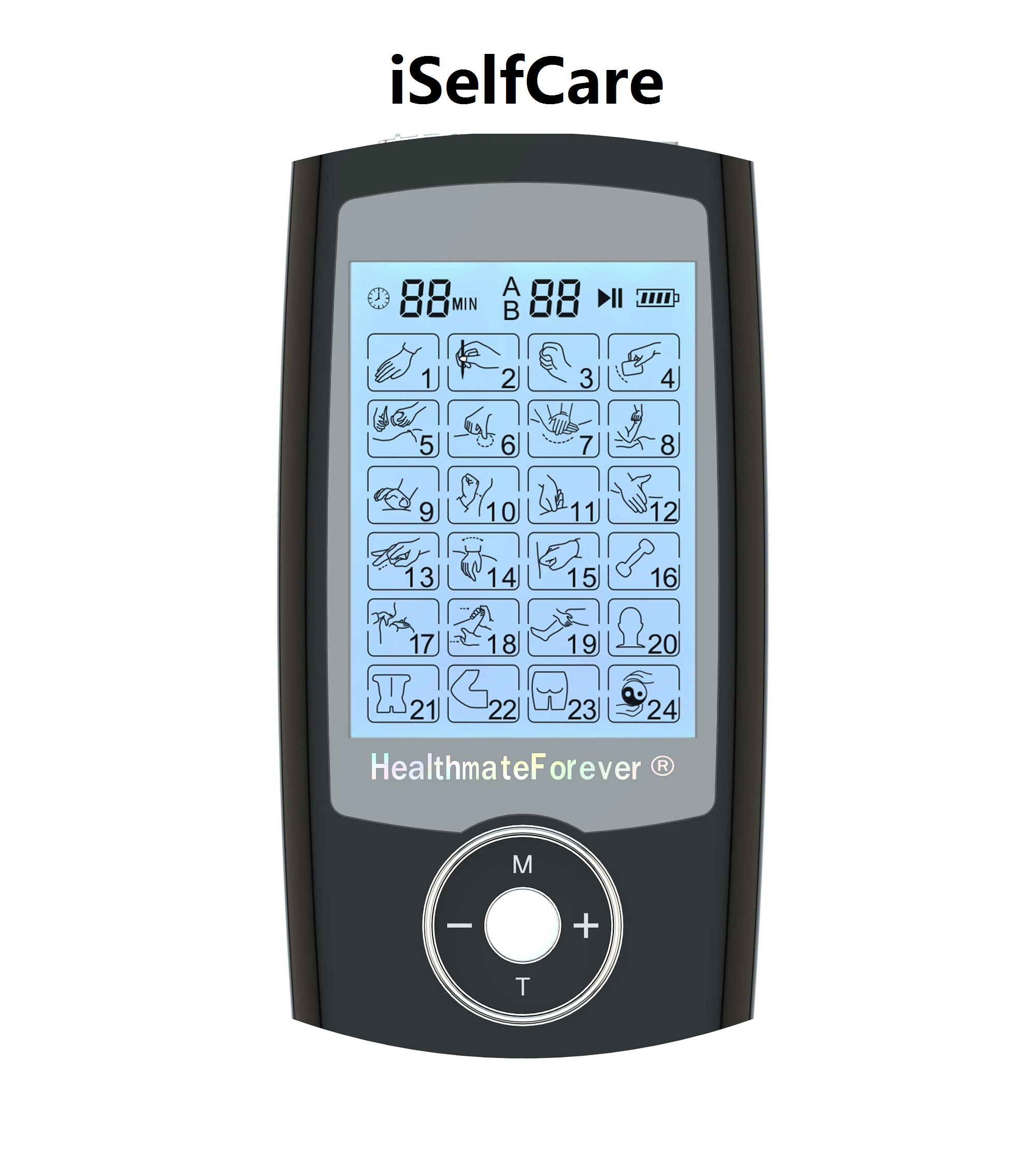 New Version 24 Modes BM24AB iSelfCare® TENS unit & Muscle Stimulator