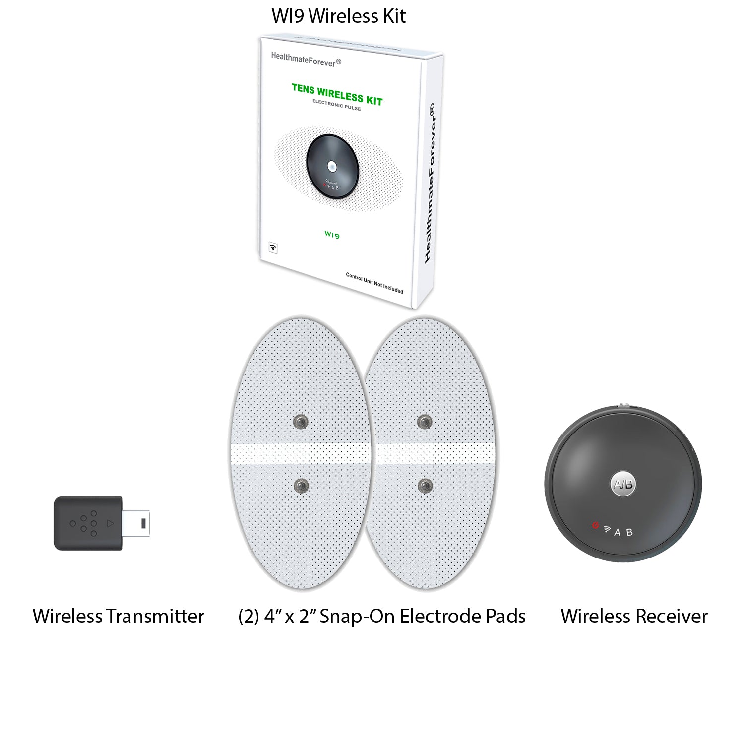 2 Wi9 Wireless Kits with 4 Electrode Pads | HealthmateForever.com