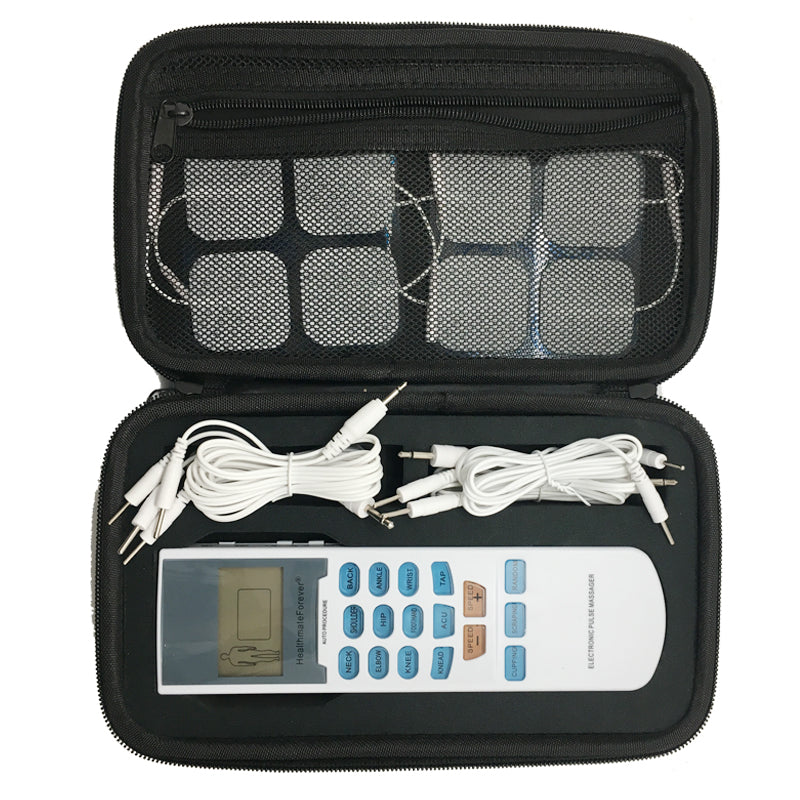 YK15AB Pain Relief TENS UNIT & Muscle Stimulator, 4 outputs, apply 8 pads at the same time - HealthmateForever.com