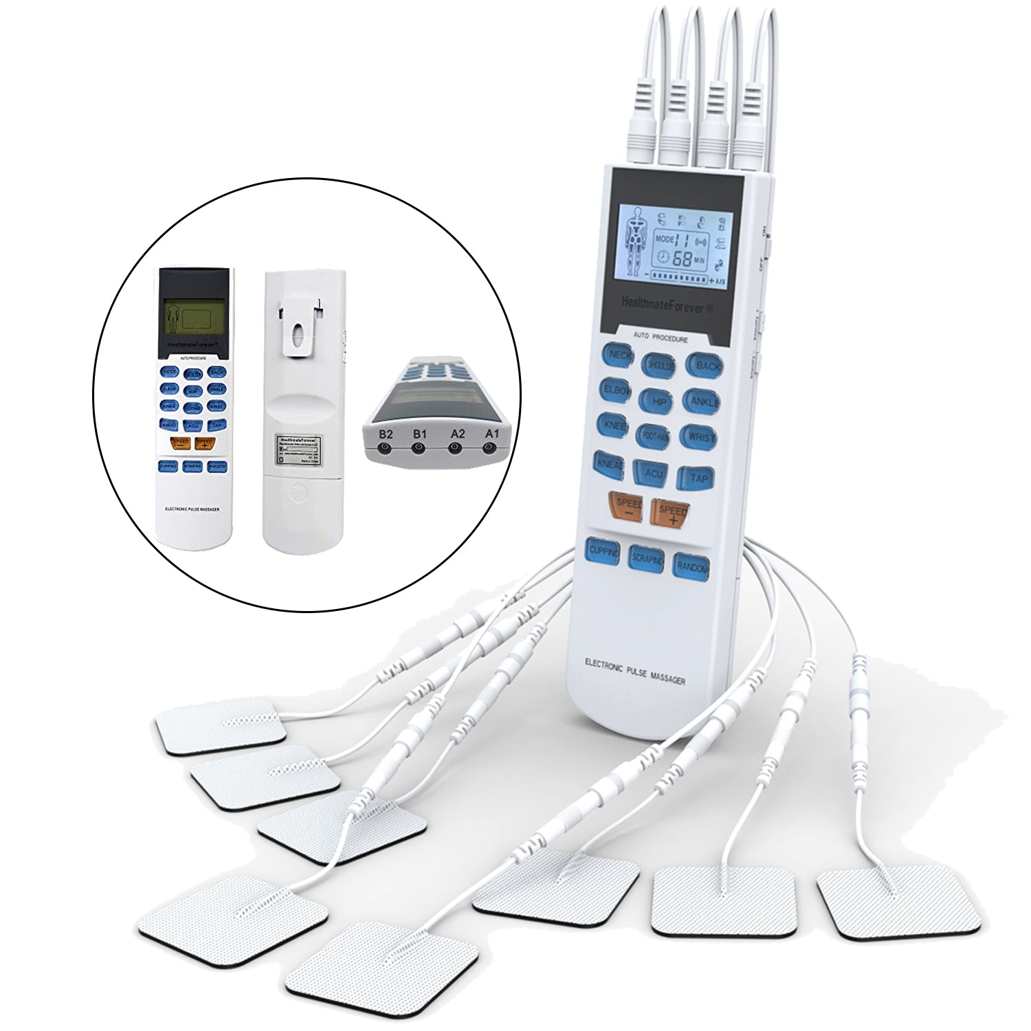 Relief Wave 4 TENS Unit Professional TENS & NMES/EMS Unit