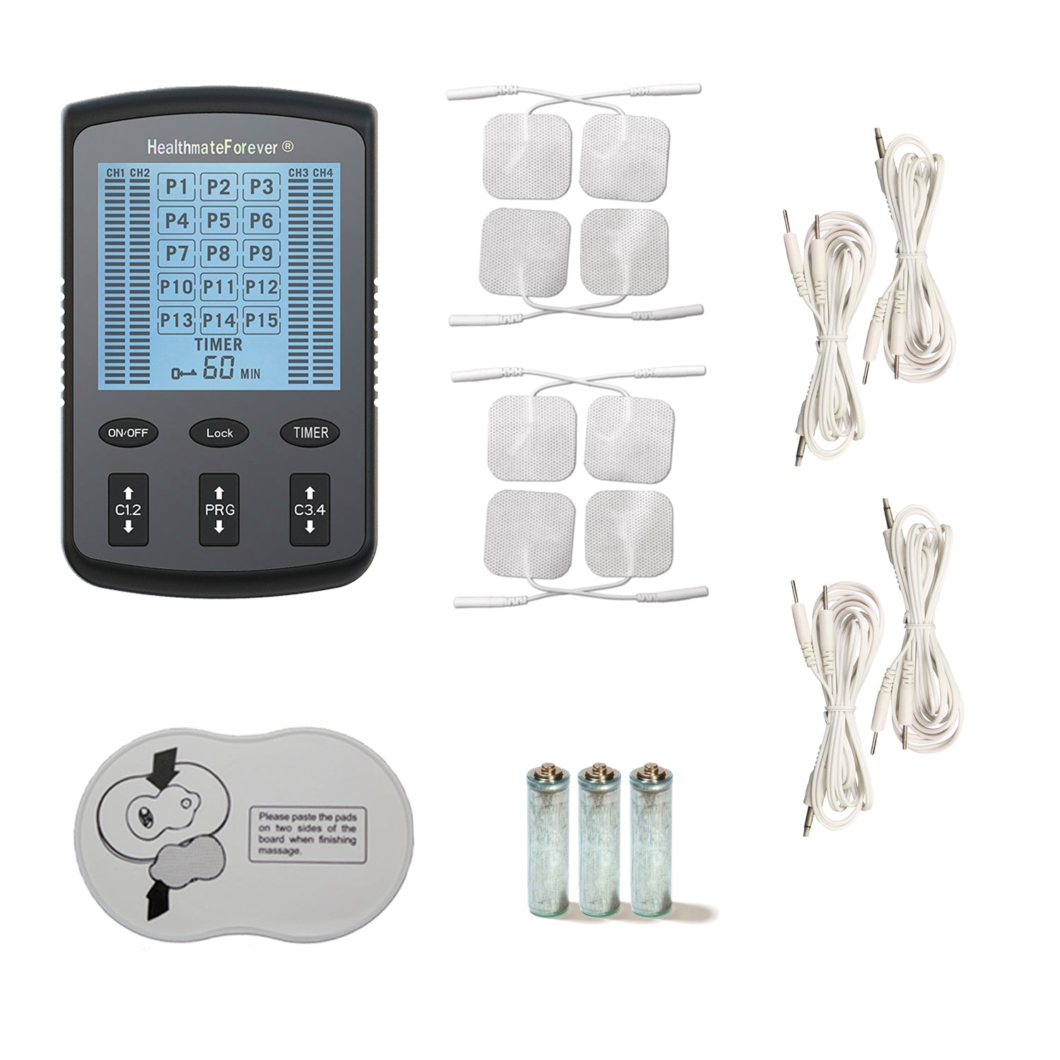 2019 Version ZT15AB Powerful Electrotherapy Pain Relief TENS UNIT - HealthmateForever.com