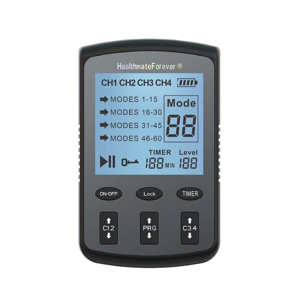 New Version ZT60AB Powerful Electrotherapy Pain Relief TENS UNIT - 2 Year  Warranty